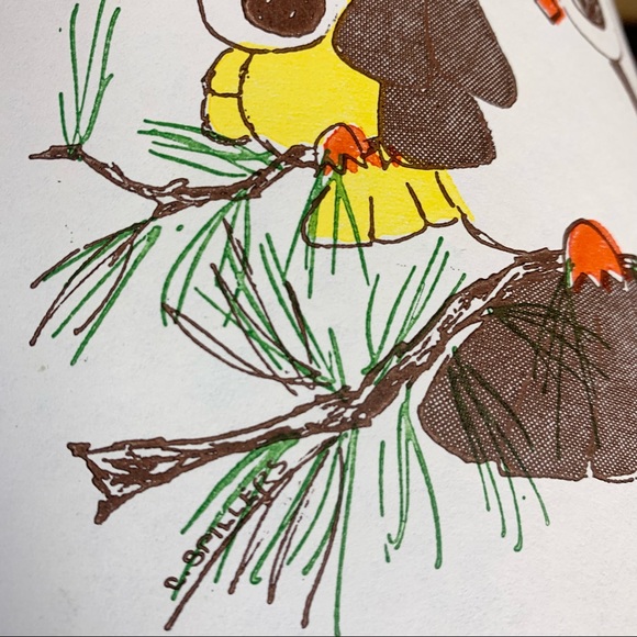 70s Owl Paper - Picture 4 of 7